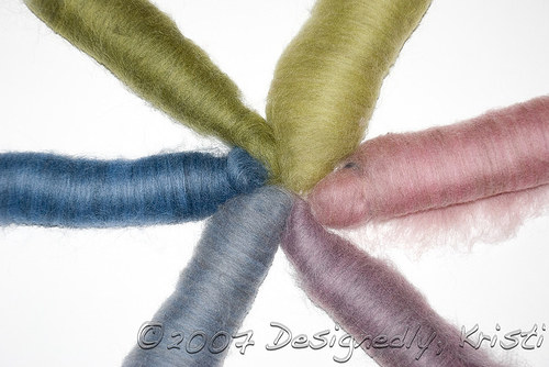 Six Color Blended Batts