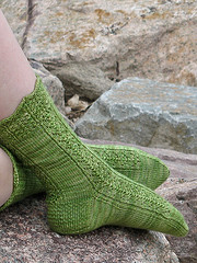 Siren Socks on the Rocks, Cropped