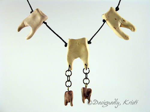 Ugly Teeth Necklace