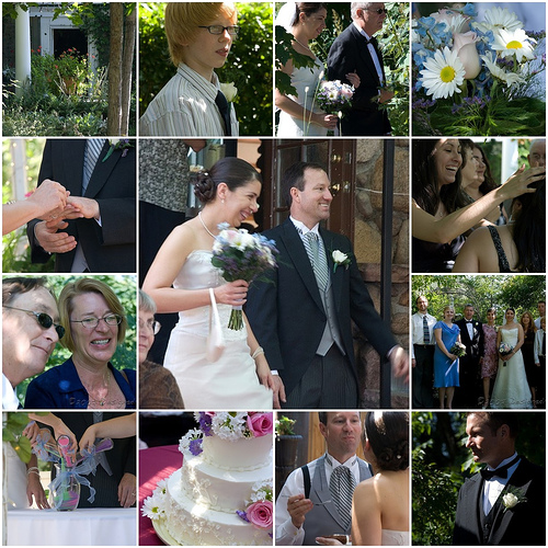 Julie and Greg's Wedding Mosaic