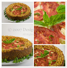 Savory Cheesecake Mosaic