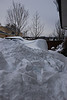 Drifts from farther away.