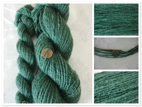 Indigo Dyed CVM Handspun Mosaic