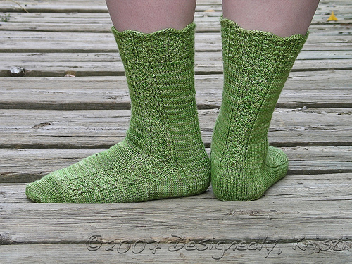 Siren Socks - Modeled