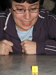 Robin and her Dreidel