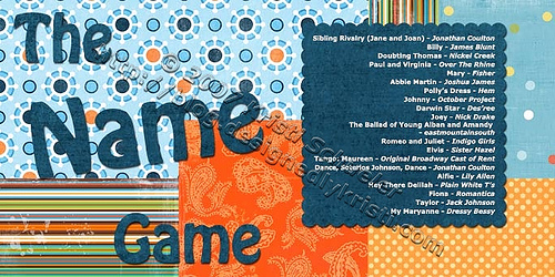 Songs With Names In The Title