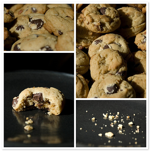 Chocolate Chip Cookie Mosaic