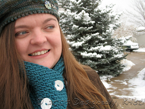 Modeled Fidge and No-Swatch Beret