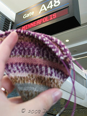 Birthday Trip Socks Before Boarding the Plane