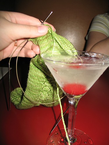 The Sock Has a Martini...