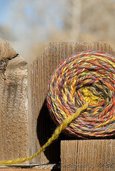 Color Me Earthy Handspun Yarn Cake