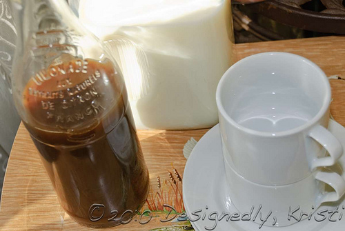 Chai Concentrate on Tray