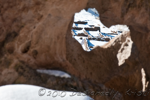 Ruins through Rocks