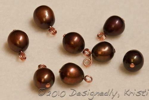 Shanked Buttons Made from Single Vertical Hole Beads