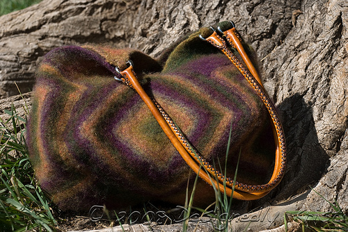 Decarhombi Bag At Base of Cottonwood