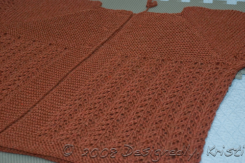 February Lady Sweater Blocking