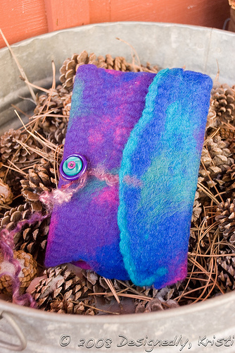 Felted Notebook Cover