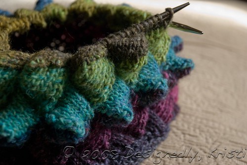 Dimensional Entrelac Hat