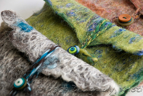 Felted Moleskein Covers