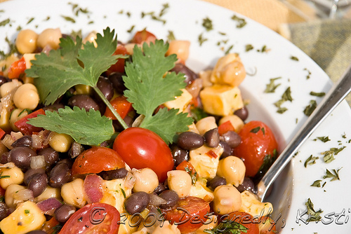 Ensalada de dos Frijoles