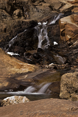 Waterfalls At Alluvial Fan