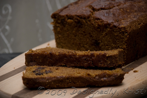 Great Harvest Pumpkin Chocolate Chip Bread at Home