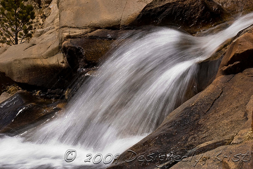 Waterfalls At Alluvial Fan - Slow Shutter Speed