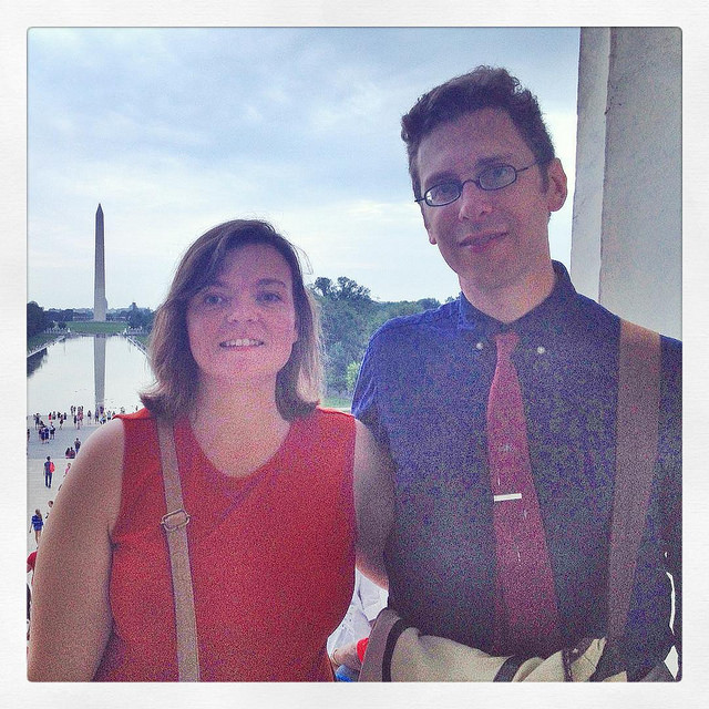 Met DH in DC where we toured several of the memorials with a few of the CSU Math peeps. Lori took our first couple photo in our new location.