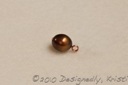 Bead into Button: Step 6