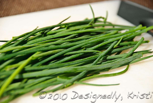 First Chives from 2010 Garden