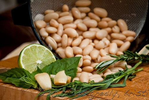 Tarragon and Lime White Bean Dip