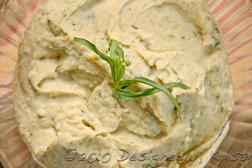Tarragon and Lime White Bean Dip