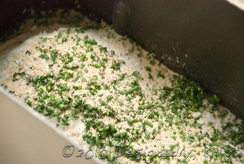 Ricotta and Chive Bread Dough Ingredients
