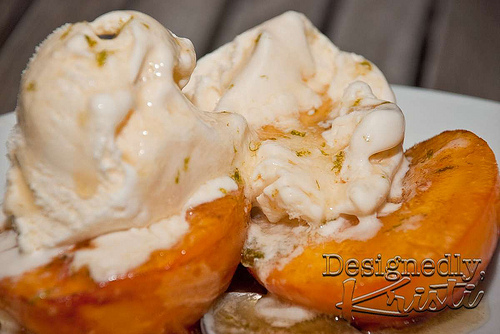 Grilled Peach Sundaes