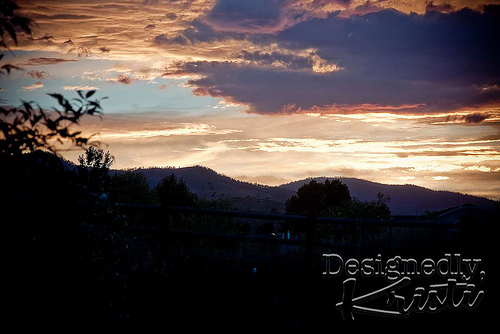 Suburban Sunset