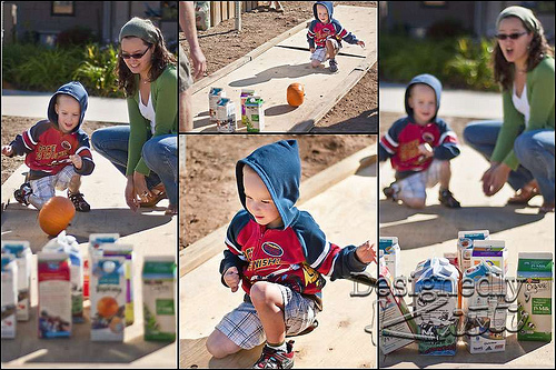 Isaac Pumpkin Bowling Mosaic