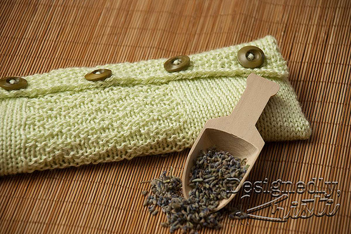 Flax Seed and Lavender-Filled Eye Pillow