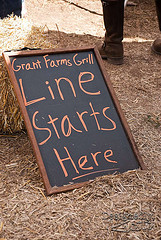 Grill Line Sign