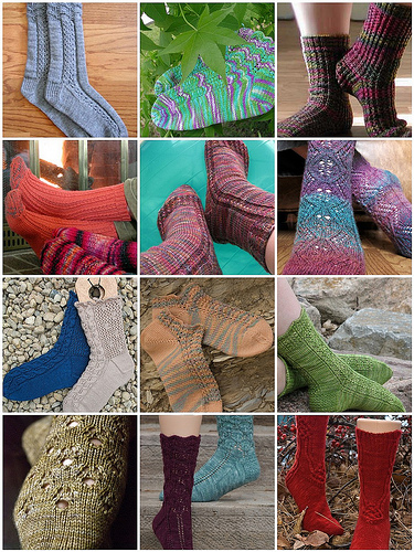 DK Sock Pattern Mosaic