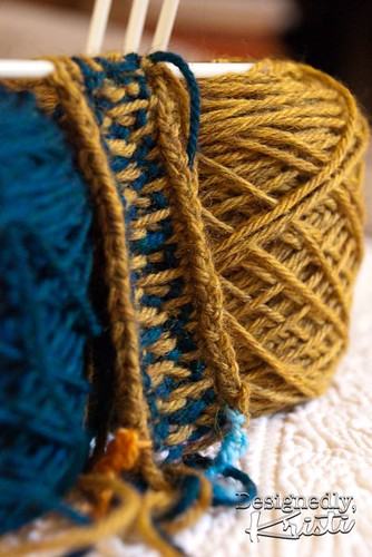 Stranded Colorwork Knit Flat!
