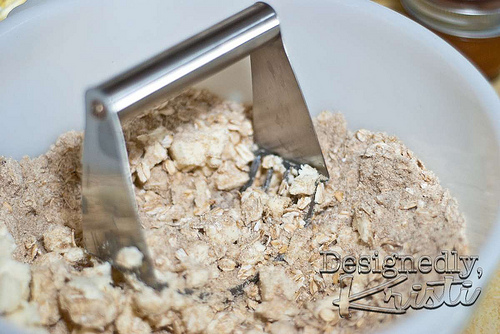 Cut in Buutter to Form a Coarse Crumb