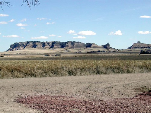 Scotts Bluff from Brown Sheep Co.
