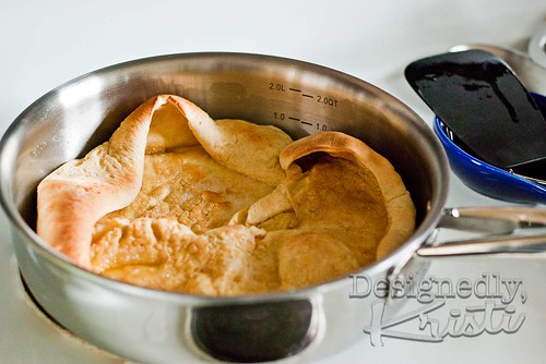 German Pancake Partially Deflated