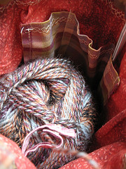 Inside the Sock Project Bag