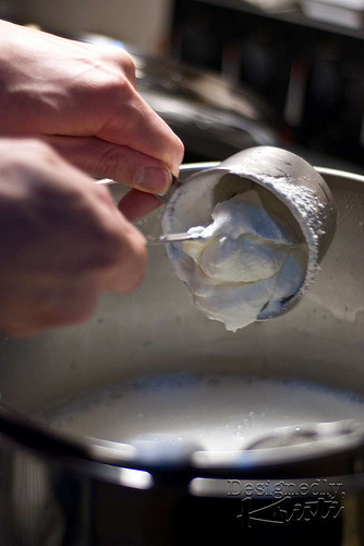 Making Homemade Yogurt - Add Culture