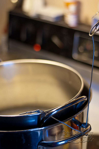 Making Homemade Yogurt - Heat in Hot Water Bath