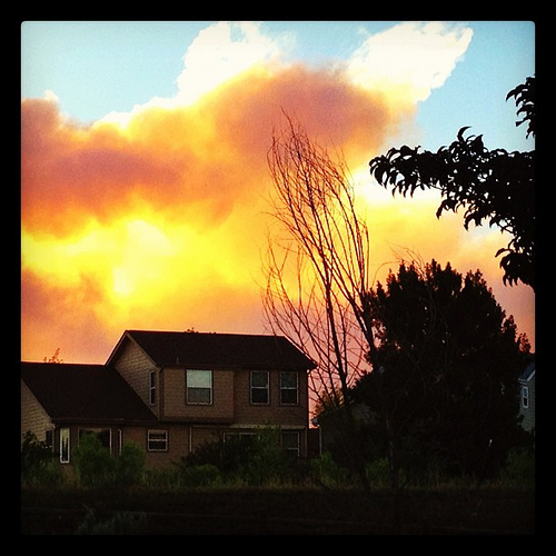 High Park fire, just west of Fort Collins at 5000 acres in less than 24 hours!