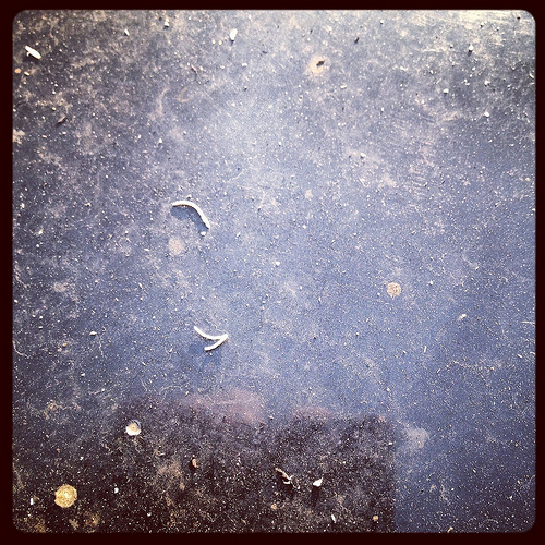 Ash on the car!
