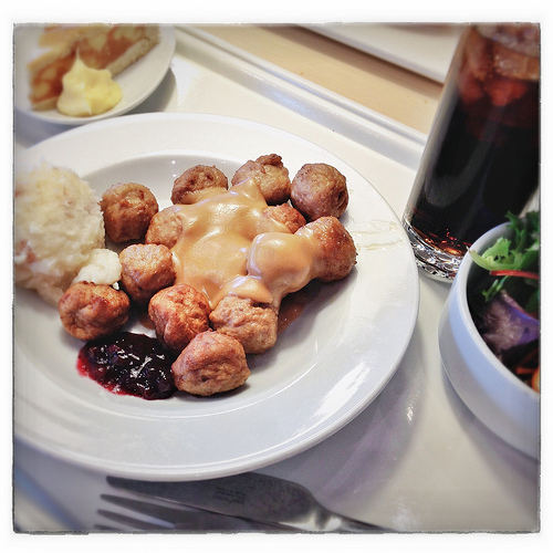 Swedish Meatball Birthday Lunch at Ikea