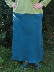 Bias Linen Skirt